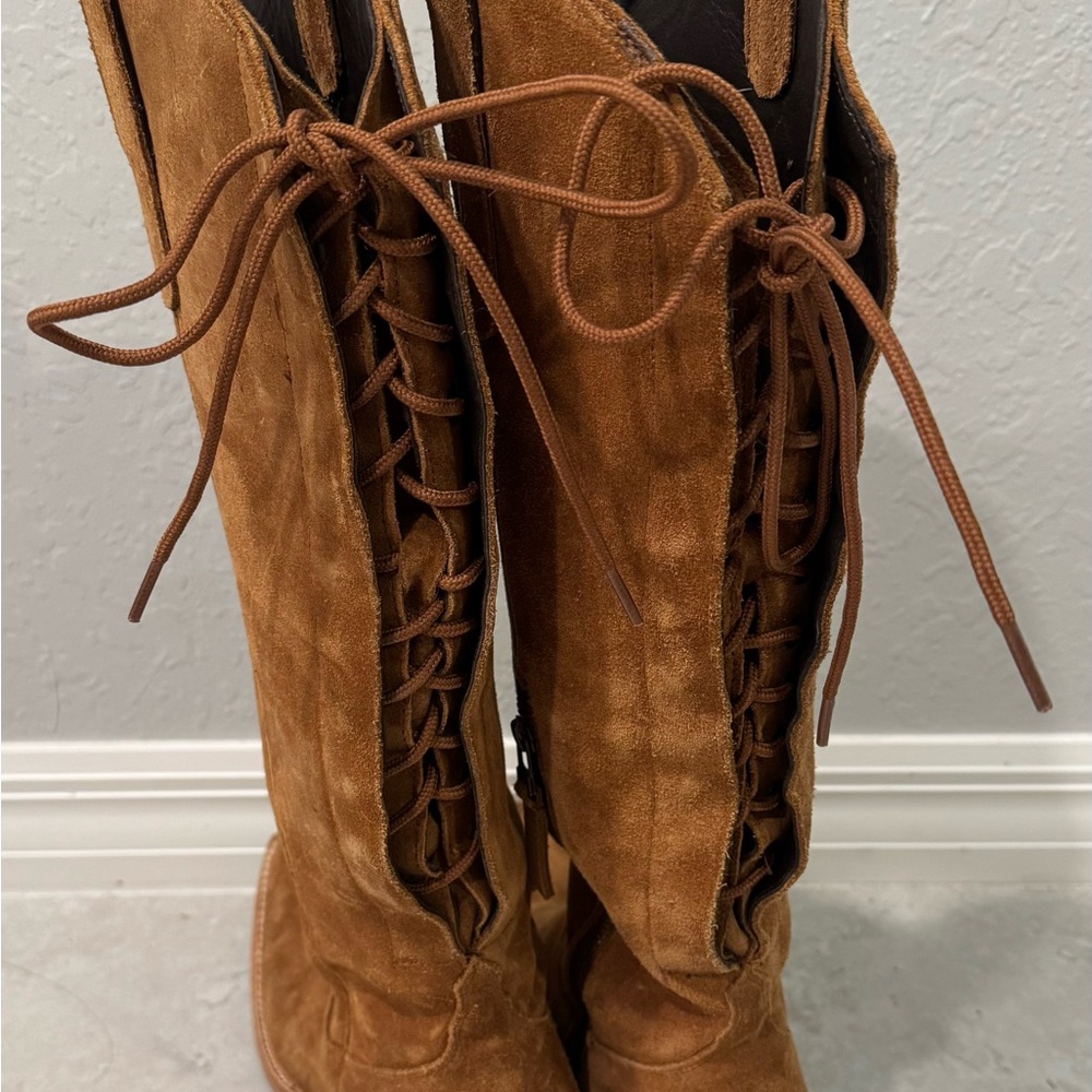 Lane Western Boots Corset Tied and with side zippers - Picture 3 of 9